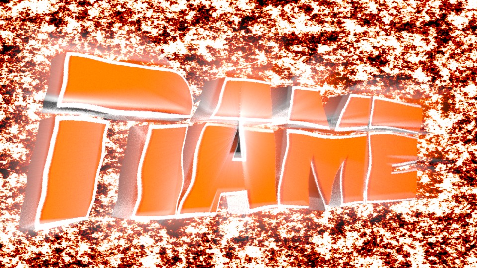 Cool Orange Text Template preview image 1